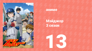 Мэйджор 3 сезон 13 серия «Кульминация! Игра с Мифунэ» (аниме-сериал, 2007)