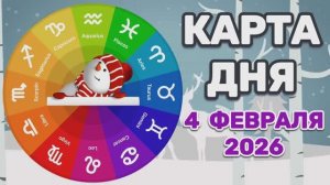 "КАРТА ДНЯ" на 4 ФЕВРАЛЯ 2026 года (Оракул ЛЕНОРМАН)!!!