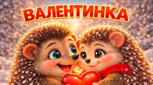 Валентинка  | Добрая песенка про любовь | Тёплый мультфильм для детей и всей семьи