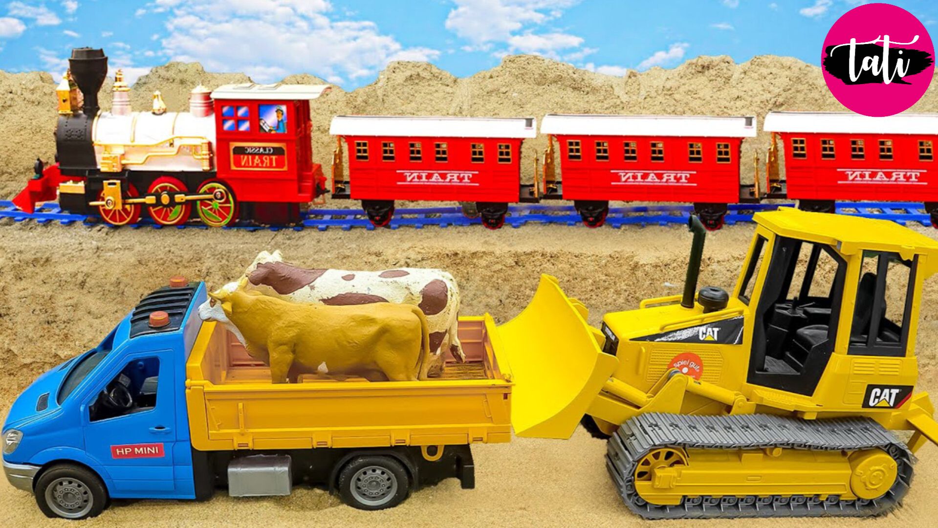 Мультфильм про машинки. Игрушки, куклы, машинки. Залипательное видео. ASMR смотреть онлайн