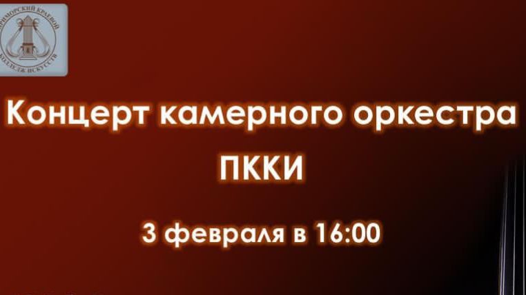 Концерт камерного оркестра ПККИ 03.02.2026г