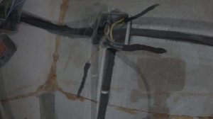 Монтаж электро проводки в бане.