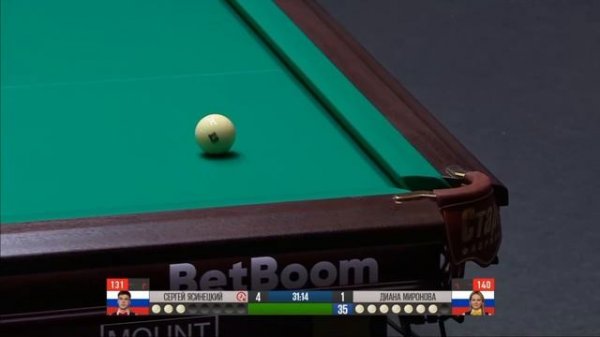Лучшие моменты. "BetBoom" Лига чемпионов 2026 1 этап Ясинецкий Сергей (RUS) -  Миронова Диана (RUS)