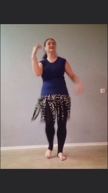 Izzah, постановка фьюжн для ученицы начинающего уровня