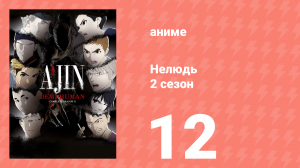 Нелюдь 2 серия 12 (аниме-сериал, 2016)