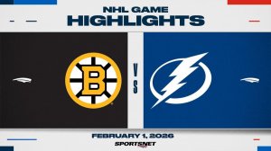 02.02.2026 | ОБЗОР МАТЧА | Тампа-Бэй Лайтнинг - Бостон Брюинз | Highlights