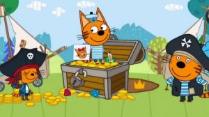 Три Кота! Приключение Маленьких Пиратов! Много Мини Игр Для Детей