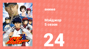 Мэйджор 5 сезон 24 серия «Результат матча смерти» (аниме-сериал, 2009)
