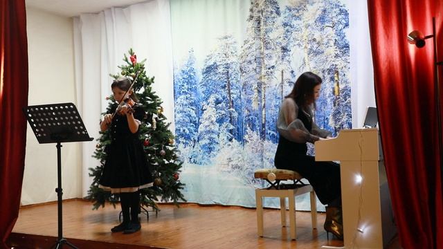 Забелина Алена и Дарина Забелина What a child Рождественская песня Преп Шульга Валерия