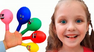 Детская веселая песенка про цвета и воздушные шарики /  Видео для детей - малышей