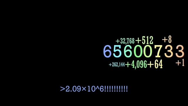 От 0 до 6.87×10^10 со звуками смотреть онлайн
