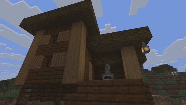 строю большой дом в minecraft из болотной деревни смотреть онлайн