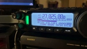 YAESU FT-891 Демонстрация избирательности по соседнему каналу