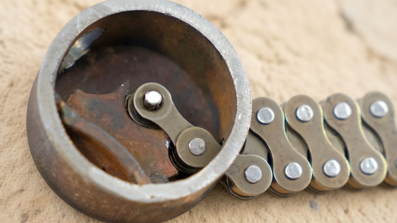 Как сделать выжимку для велосипедной цепи своими руками из звёздочки и трубы смотреть онлайн