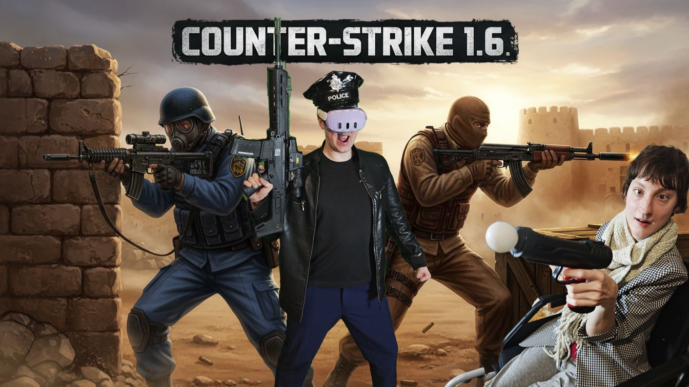 Триатлон и Невидимых противников 🔥🔥🔥 CS VRGamesRUS №4 ► CSVR 1.6