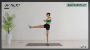 20 Min FLAT STOMACH Workout   At Home (No Jumping, No S