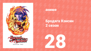 Бродяга Кэнсин 2 сезон 28 серия (аниме-сериал, 1996)