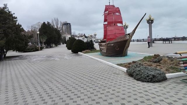 Анапа. Сегодня очень морозно и ветренно. 3 февраля 2026. смотреть онлайн