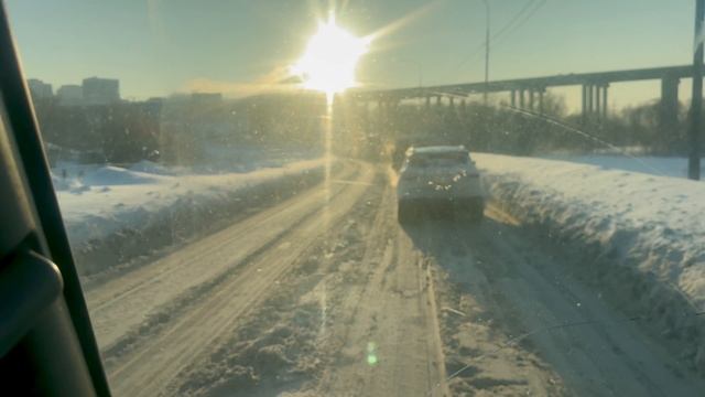 Пробки в Сапроново, Не чистят Дорогу.