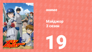 Мэйджор 3 сезон 19 серия «Битва против Короля» (аниме-сериал, 2007)
