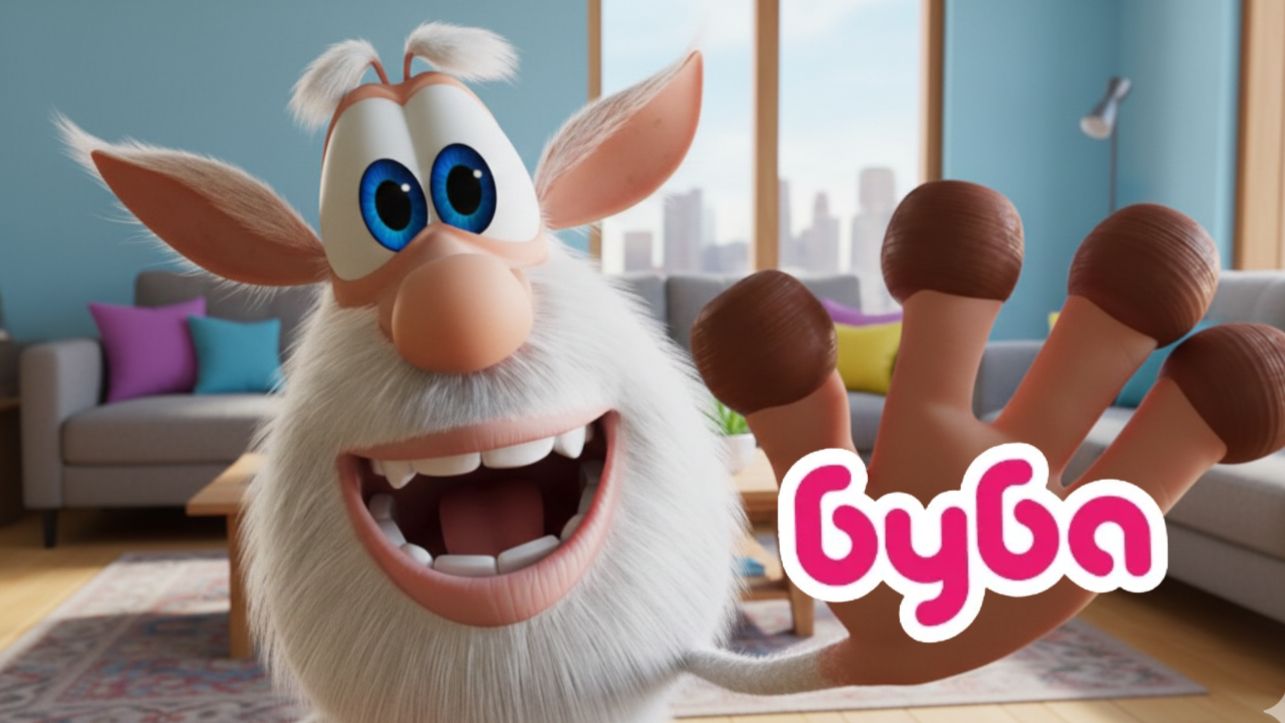 Буба Мультфильм | Учим Цвета и Цифры | Буба Мультик Смотреть | Развивающая Игра смотреть онлайн