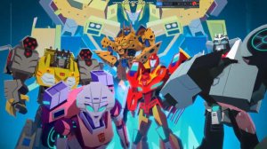 Вступительная заставка мультсериала «Трансформеры: Кибервселенная» 2 сезон