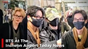 Съёмки BTS в аэропорту Инчхон, все в сборе!