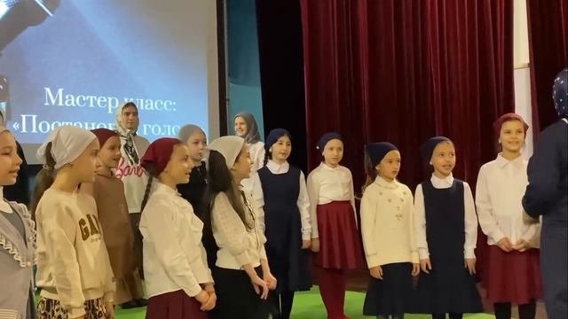 Мастер-класс «Постановка голоса»