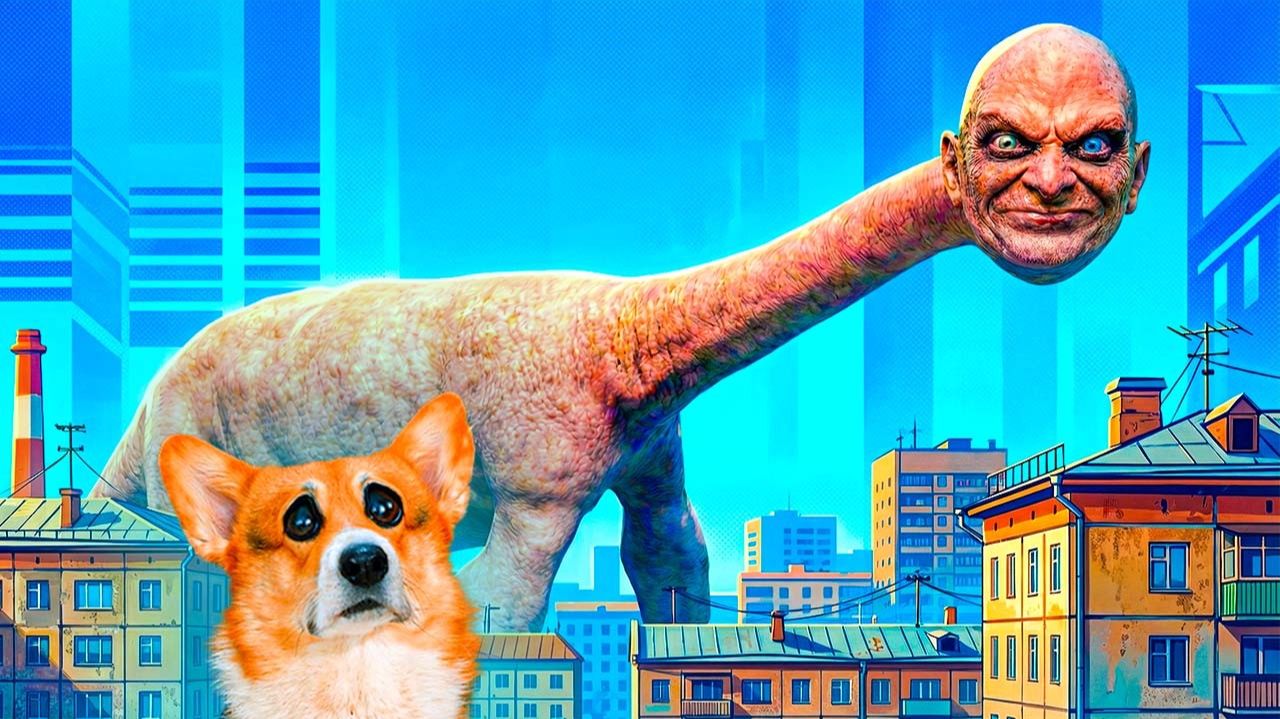 МОНСТР ТАЛАССОФОБИЯ ПРИШЁЛ В НАШ ГОРОД!! Корги Кекс Говорящая собака смотреть онлайн