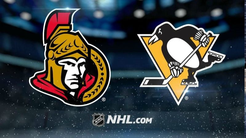 Питтсбург - Оттава. НХЛ смотреть онлайн