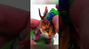 Лепим Новогоднего Оленя  Trulimero Trulichina из пластилина ► Видео Лепка #brainrot #clayart