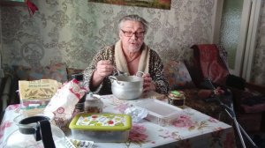 Жизнь на пенсии. Доел последний бульон с хлебом