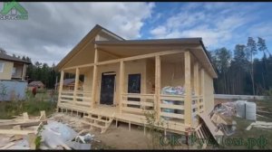 Одноэтажный дом по индивидуальному проекту