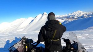 Камчатка. Зимняя сказка, первая поездка на кардон центральный Налычевской долины в 26 году.