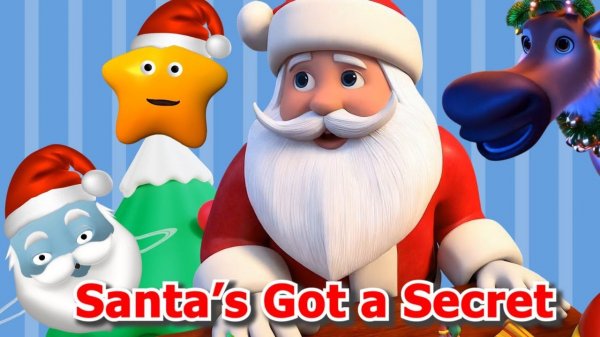 Santa’s Got a Secret Singing Planets Song Solar System Christmas Songs | Nursery Rhymes