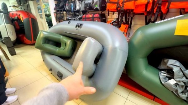 Мало таких лодок есть на рынке - 240 на 150 см и баллон 40. Обзор UREX-17