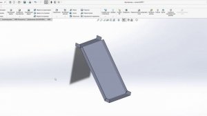 SOLIDWORKS. Деталь из листового металла. Пример 3