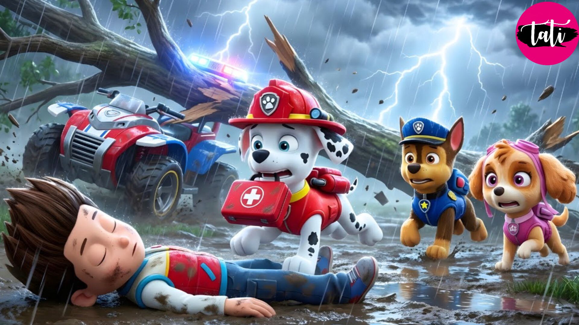 Щенячий патруль и Маршалл. Залипательное видео. Мультфильм для детей и малышей. Анимация 172 смотреть онлайн