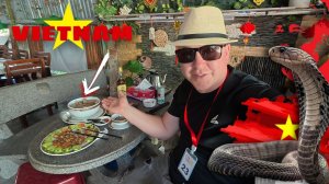 Опасная еда во Вьетнаме :: СУП ИЗ СИАМСКОЙ КОБРЫ :: Сердце и желчь змеи в сырой крови | #живупетляю
