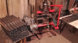 Прикольный электропривод пресса для изготовления траков гусениц вездехода