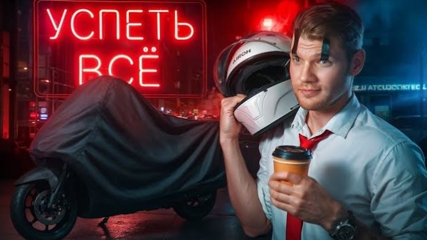 Выгорание. И реклама скутера