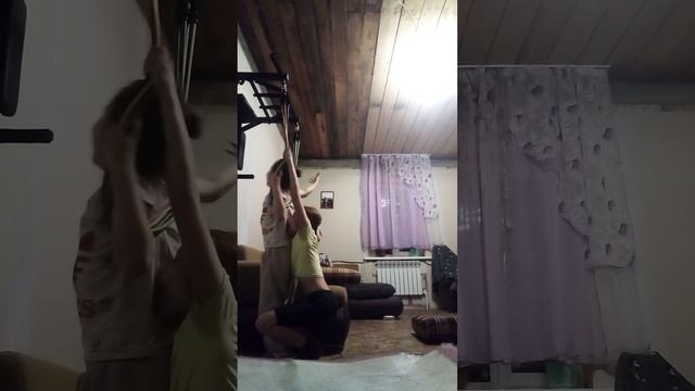 гимнастика на турнике