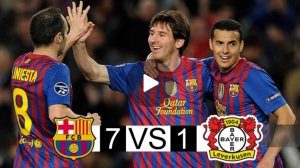 Барселона — Байер 7:1. Лига чемпионов. День, когда Месси показал, кто лучший футболист в мире.
