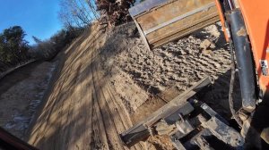 Точная настройка гранитной дороги с помощью Kubota KX 040 4