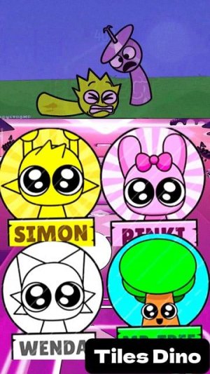 КТО ЛУЧШИЙ СПРУНКИ? уровень 124 - Мультики про Спрунке | МУЛЬТФИЛЬМЫ SPRUNKI в Tiles Hop