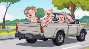 К нам приехал свиновоз (детская песня) нейросеть