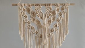 Очень красивое панно на стену,в технике Макраме. Подробнейшее видео для начинающих. Читайте описание