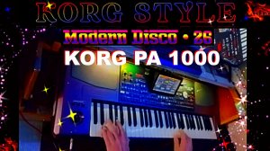 /// KORG STYLE STUDIO \\\ Modern Disco26 💢 🎧 ©2026