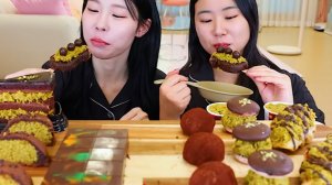 🔥🍲 Мукбанг и Mukbang : ДУБАЙСКАЯ СЛАДКАЯ СКАЗКА! 🌴 Шоколад, мороженое и макаруны с подругой