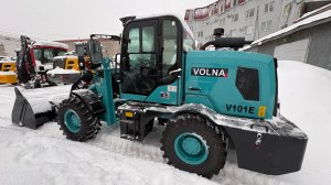 VOLNA 101E получил РЕСТАЙЛ и ПРИБАВИЛ В ВЕСЕ. Фронтальный погрузчик.